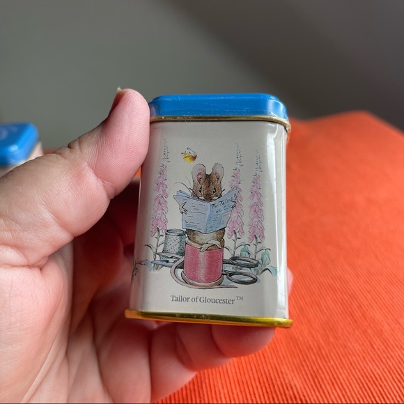 Beatrix Potter Peter Rabbit Mini Tea Tins Easter Spring - Picture 7 of 8